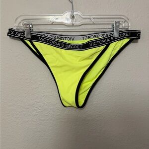 NWOT Victoria's Secret Neon Yellow Bottoms